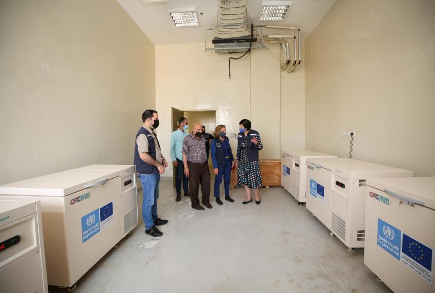 الأردن يتسلم 20 وحدة تبريد من الصحة العالمية