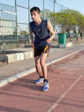 Pandemic fails to dampen determination of blind Jordanian longdistance runner