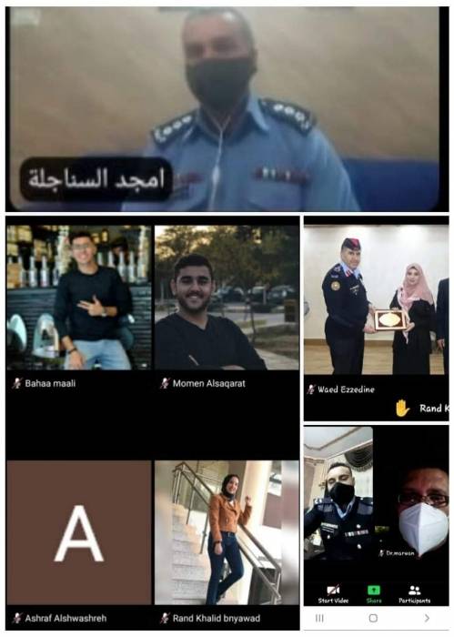 افتتاح دورة اصدقاء الشرطة في الزرقاء