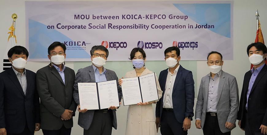 KOICA, KEPCO Group join hands to support communities in Jordan