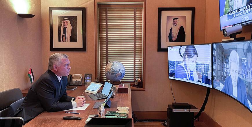 King meets via teleconference with US presidential climate envoy