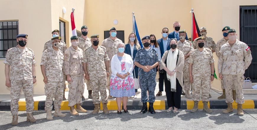 11 JAF border towers renovated with Canadian support inaugurated