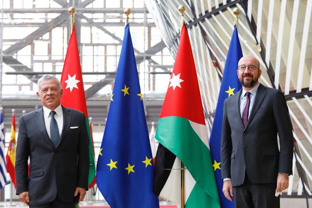 King meets European Council, European Commission presidents