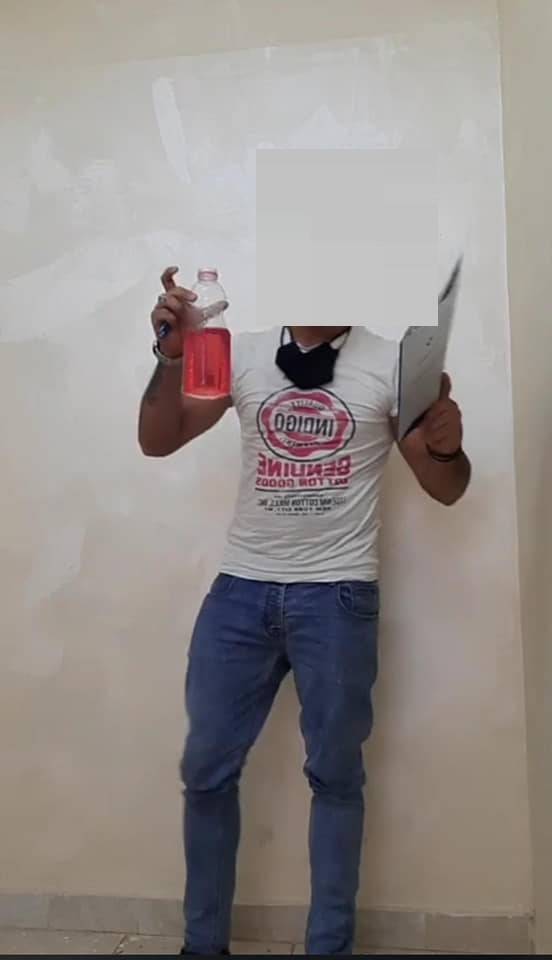 ثني شاب عن الإنتحار حرقا في العقبة (صور)