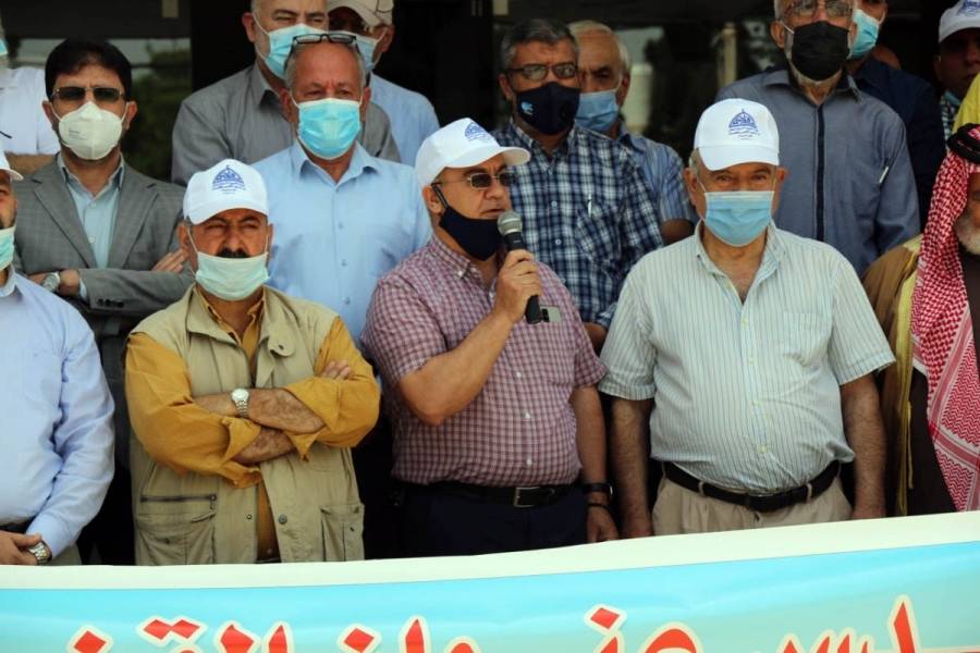 وقفة احتجاجية في إربد تنديدا بالاعتداءات الإسرائيلية على القدس