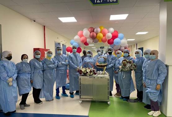 المستشفيات الميدانية تحتفل بالعيد