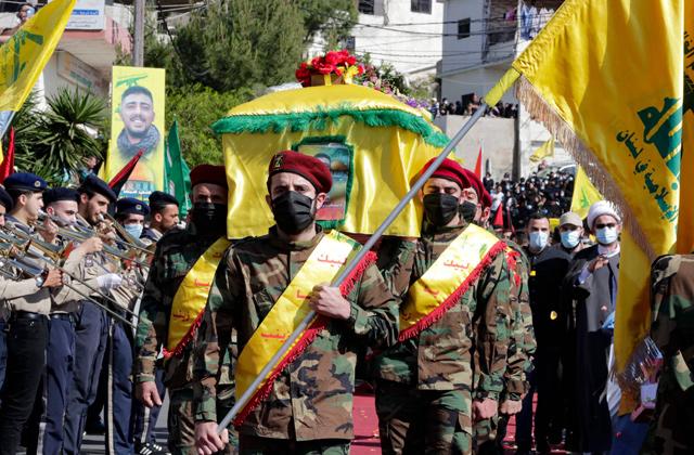 Lebanon mourns Hizbollah protester killed by Israeli fire