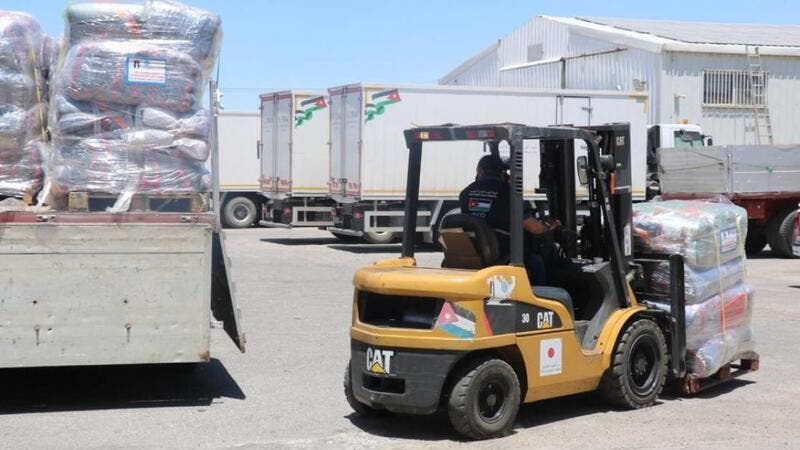 اسرائيل تمنع وصول المساعدات الاممية والاردنية الى غزة