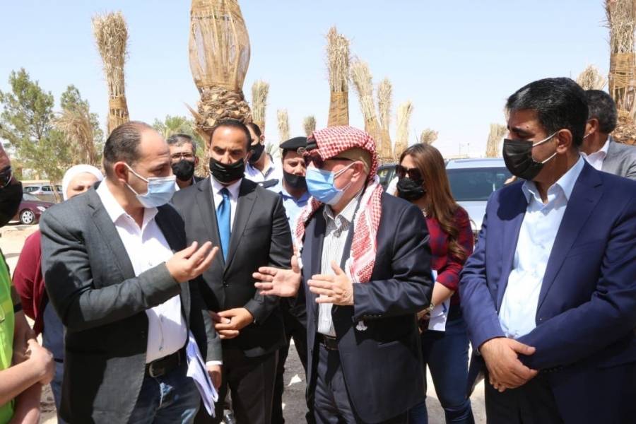 وزير الأشغال يجري جولة ميدانية لعدد من المشاريع في محافظة معان