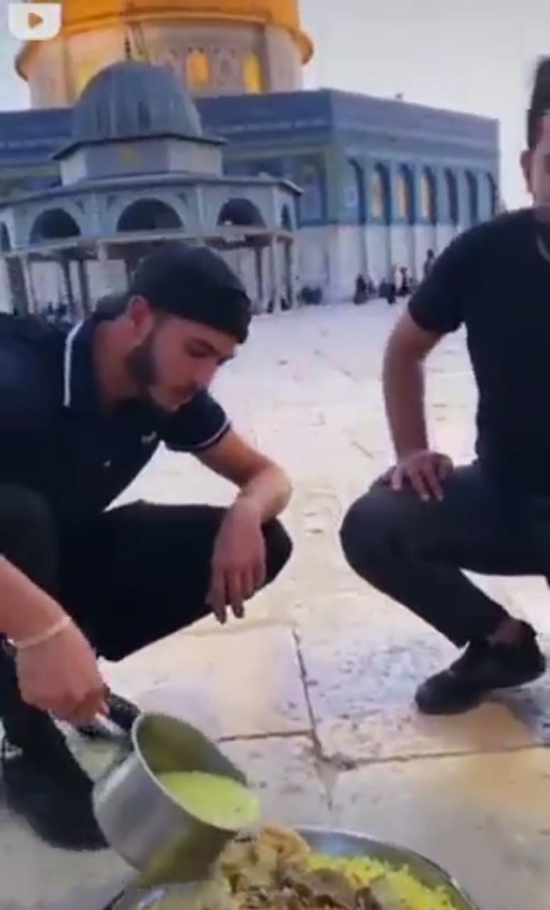 المقدسيون يحتفلون بلمنسف نصر لغزة_ صور