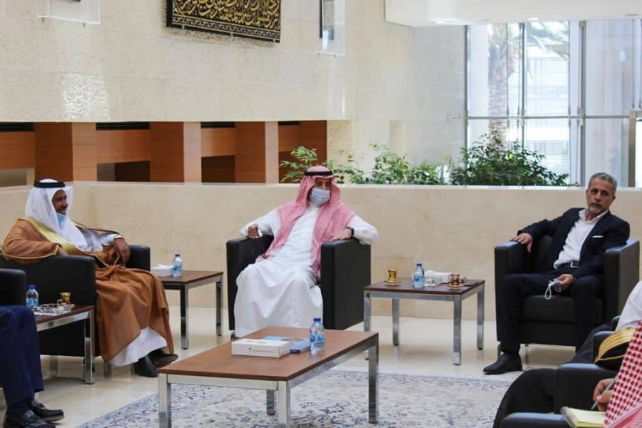 سفير المملكة العربية السعودية لدى المملكة الأردنية الهاشمية يستقبل اعضاء في مجلس النواب الأردني