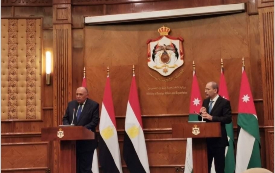 الصفدي يلتقي نظيره المصري لبحث كيفية التحرك المستقلبي تجاه القضية الفلسطينية