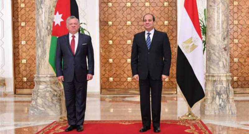 السيسي يهنئ الملك والأردن بعيد الاستقلال