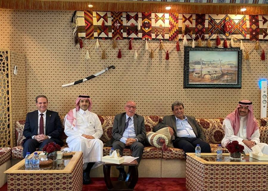 سفير المملكة لدى الأردن يلتقي الرئيس التنفيذي للصندوق السعودي للتنمية ووزراء أردنيين