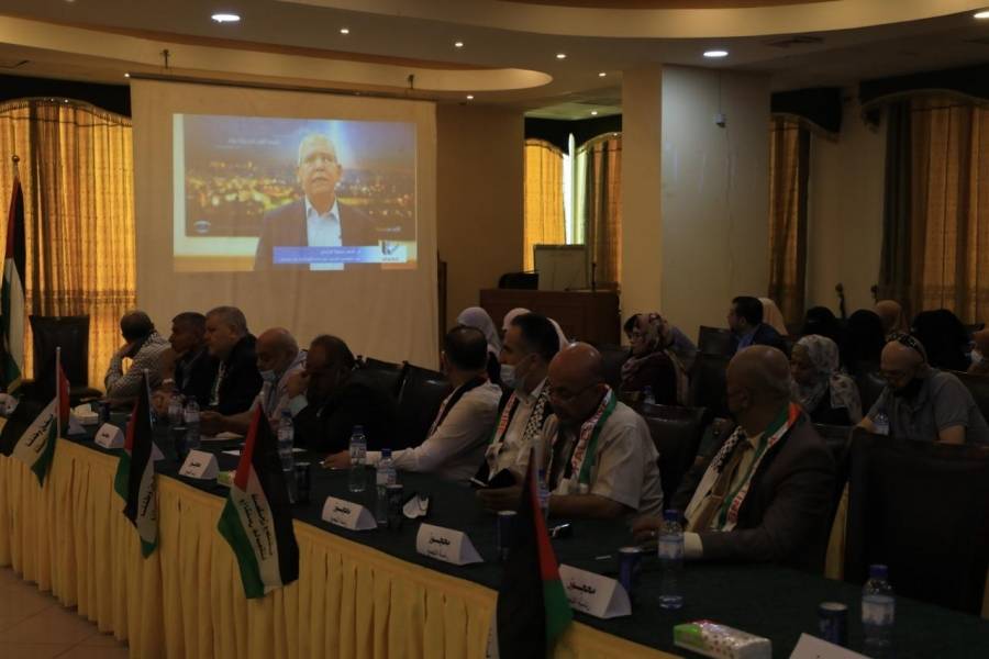 سمارة يشارك في مؤتمر النقابات المهنية ودورها في نصرة القدس ودعم غزة