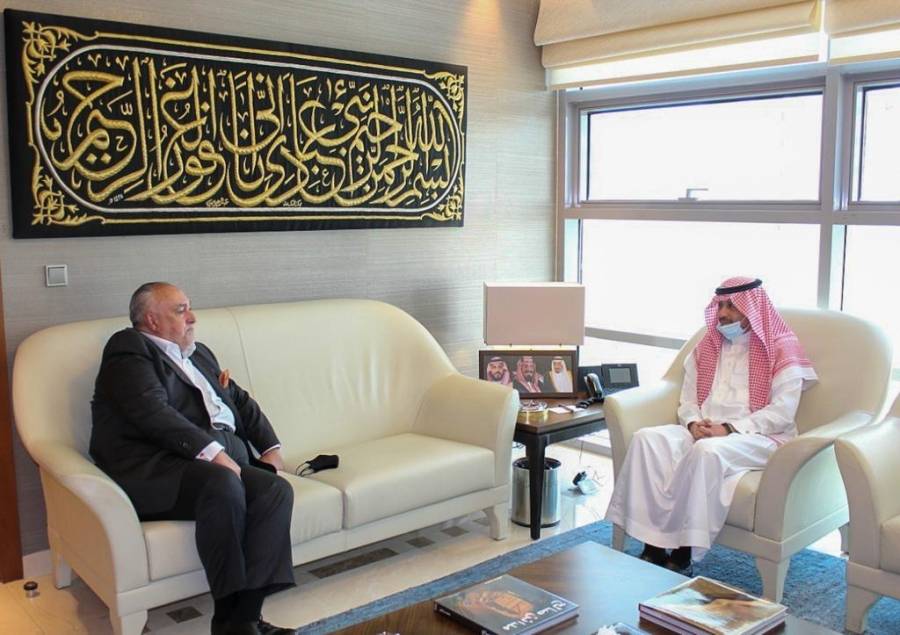 السديري يلتقي  ممثل برنامج الأغذية العالمي في عمّان