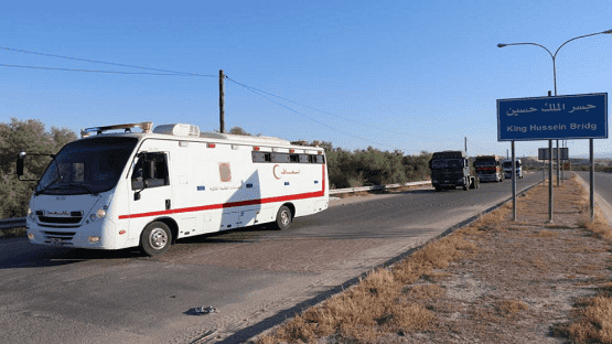 نقل فتاتين جديدتين من غزة الى الاردن