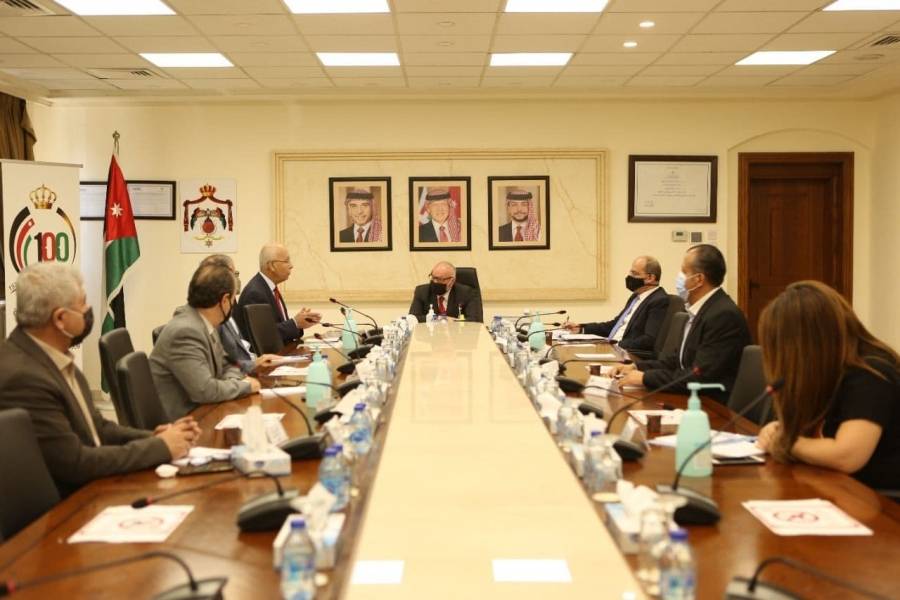 الكسبي يلتقي وفدا من نقابة المهندسين الاردنيين وهيئة المكاتب الاستشارية