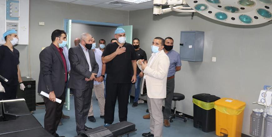 JAF military delegation visits Jordanian field hospital in Gaza