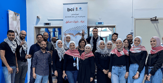 BCI Mobile تجمع تبرعات موظفيها بالأردن وفلسطين والعراق لدعم غزة