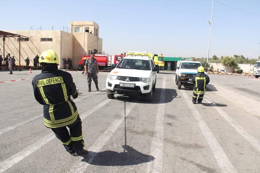 مديرية دفاع مدني شرق اربد  تنظم مسابقة تحدي رجال الإطفاء لمرتباتها.