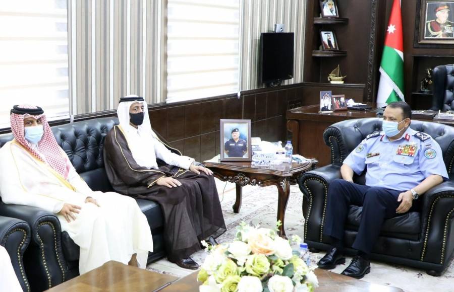 الحواتمه  يلتقي مدير الأمن العام القطري.