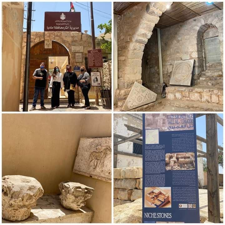 US Embassy Team Visited the Madaba Regional Archaeological Museum Project