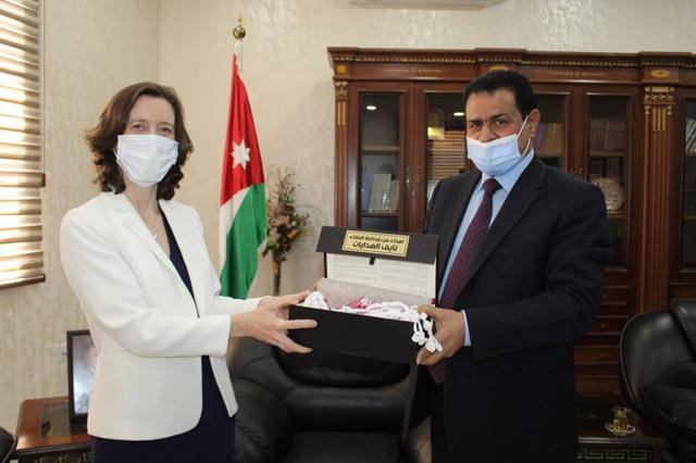 British ambassador meets Balqa governor, visits UKfunded projects