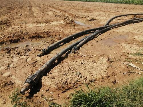 اعتداءات على خط ناقل مياه الزارة ماعين