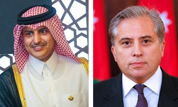 جعفر حسان يجتمع بالسفير سعود بن ناصر بآل ثاني