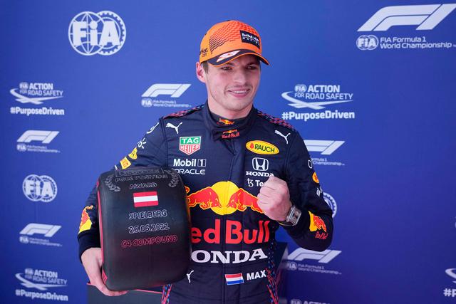 Red Bull’s Verstappen takes pole position for Styrian GP