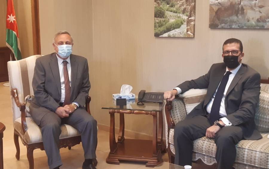 وزير البيئة يلتقي السفير المصري لدى المملكة