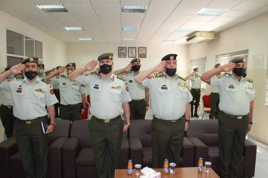 الدعجة يرعى افتتاح دورة الثقافة التأسيسية للضباط ...صور