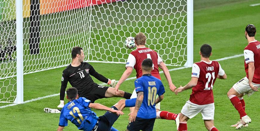 Italy sees off battling Austria to join Denmark in Euro 2020 quarters