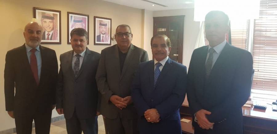 الكباريتي يلتقي وفد جمعية عون الثقافية الوطنية