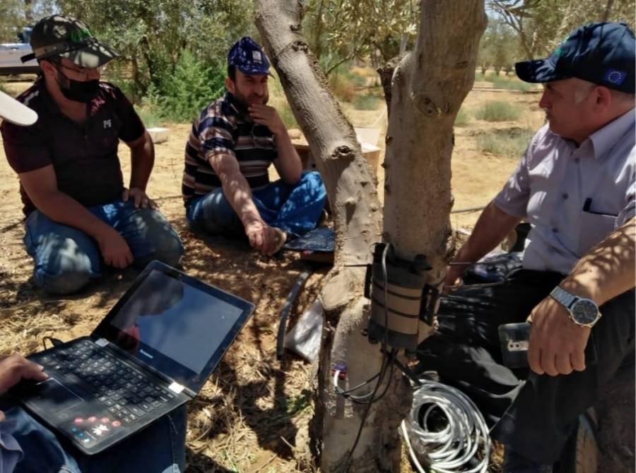 البحوث الزراعية يبدأ بتشغيل أربع محطات استشعار لتحديد الاستهلاك المائي