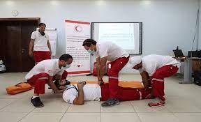 اختتام دورة تأسيس فرق الاستجابة للطوارئ لمتطوعي الهلال الاحمر بأربد