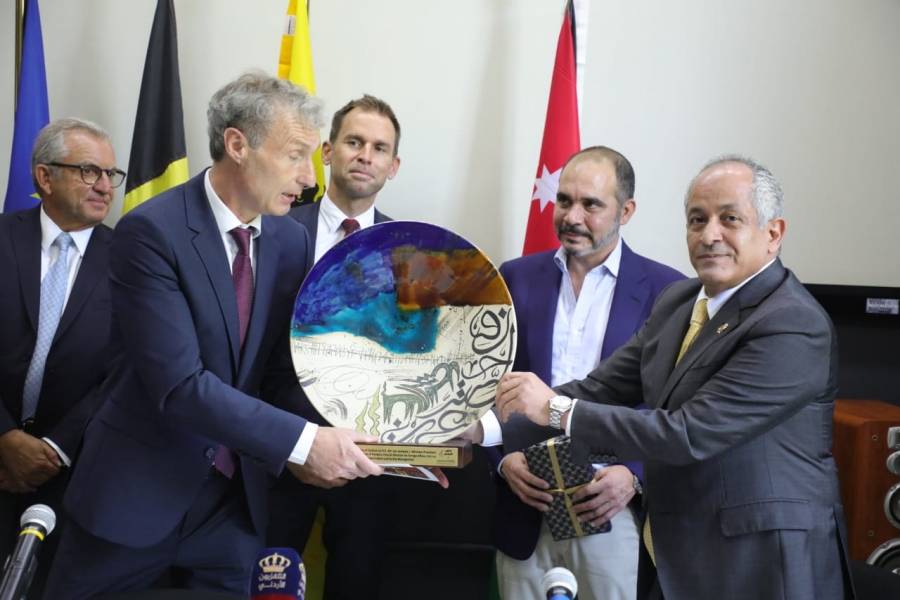 بحضور الأمير علي يوقيع اتفاقية الإنتاج المرئي والمسموع بين الأردن والمجتمع الفلمندي... صور