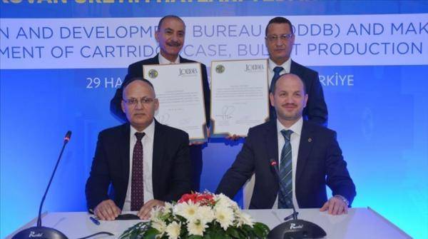 اتفاق اردني تركي لتوريد خطوط انتاج أعيرة نارية