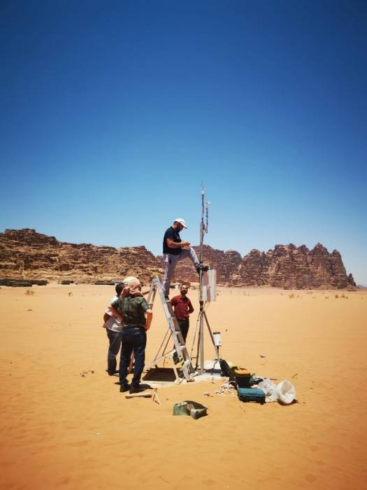 في خطوة لزيادة شبكة الرصد الجوي في كافة مناطق المملكة قامت اليوم