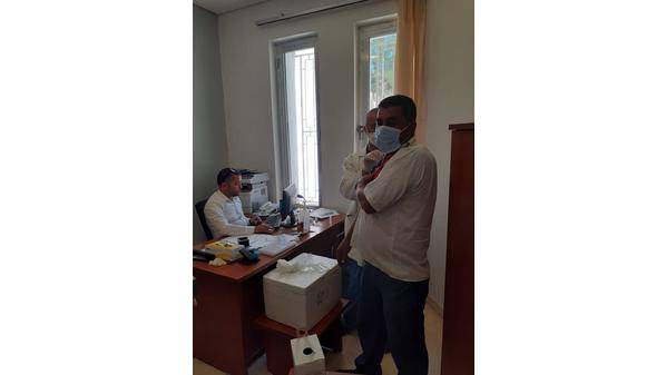 فتح المنصة لمديرية سياحة جرش لأخذ الجرعة الثانية من المطعوم