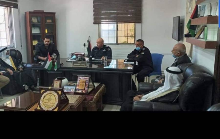 اجتماع أمني في مركز امن النصر