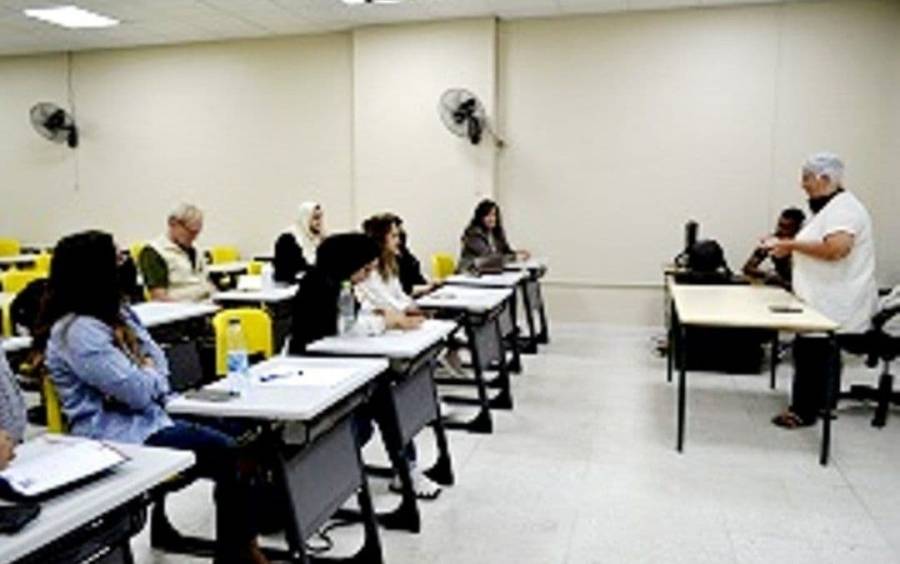 كلية العمارة والتصميم في عمان الاهلية تستضيف فريق سيلا للتدريب والحفاظ على التراث