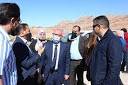وزير الاشغال يتفقد مشاريع في العقبة