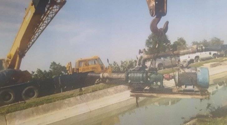 المياه تضبط 1531 اعتداء على قناة الملك عبد الله تسحب 1,750 مليون متر مكعب
