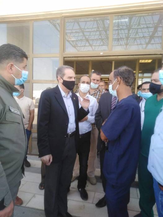 وزير الصحة  يتفقد الخدمات الصحية الحكومية في المفرق