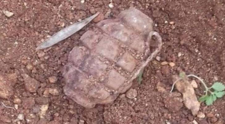 الأمن يتعامل مع قنبلة قديمة بمنطقة المشارع في الأغوار الشمالية