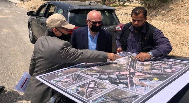 الكسبي يوعز بضرورة إنجاز تقاطع مرج الحمام بالسرعة الممكنة