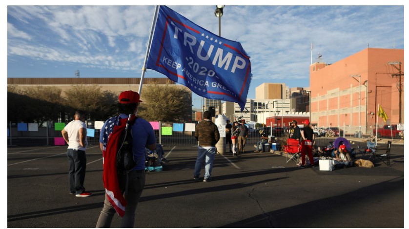 Arizona Republican who voted with Dems on elections bill BOOED off stage at rally ahead of Trump speech (VIDEO)