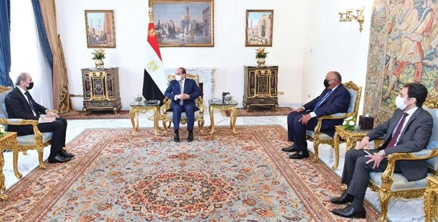 FM conveys King’s message to Egypt president